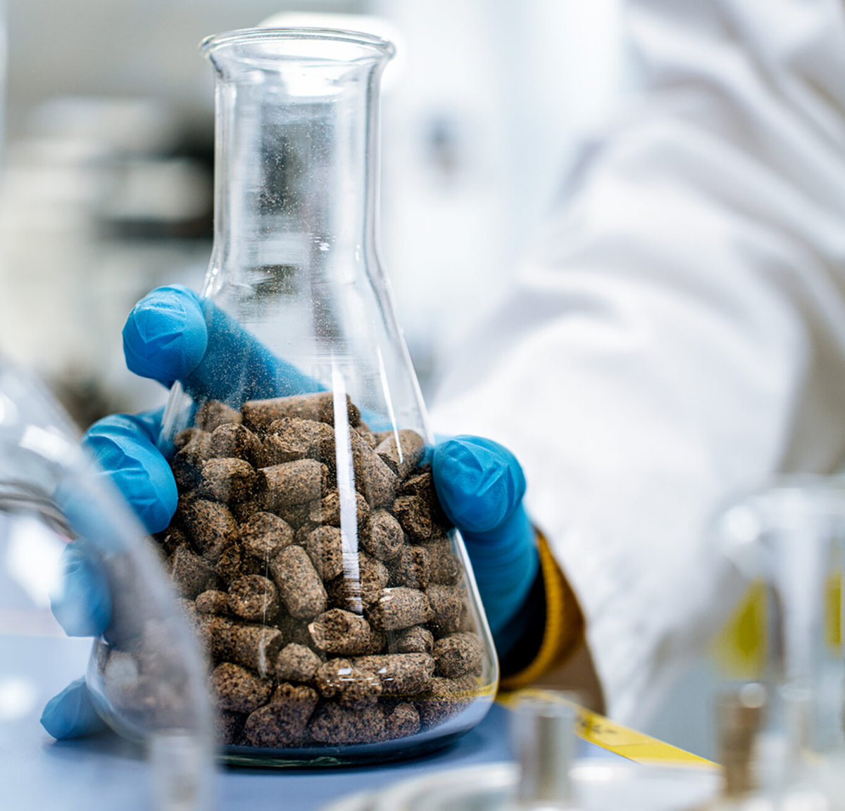 La résine végétale à 98 % biosourcée d'Evertree. © Patrick Sordoillet